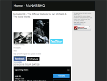 Tablet Screenshot of ianmcnabb.com